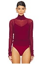 view 2 of 5 Velora Bodysuit in Bordeaux