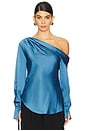 view 1 of 4 Alice One Shoulder Top in Celestial
