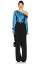 view 4 of 4 Alice One Shoulder Top in Celestial