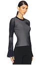 view 2 of 5 Aris Long Sleeve Top in Midnight Multi