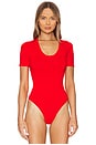 view 2 of 5 Drew Bodysuit in Fiery Red