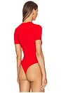 view 4 of 5 Drew Bodysuit in Fiery Red
