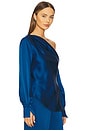 view 2 of 5 Alice One Shoulder Top in Marine