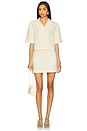 view 4 of 4 Khloe Short Sleeve Button Down Top in Ivory
