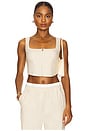 view 1 of 4 Anderson Bustier Top in Sand