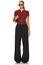 view 4 of 4 Twila Polo Top in Cranberry