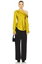 view 5 of 5 x REVOLVE Alice One Shoulder Top in Pear
