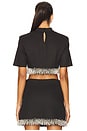 view 3 of 5 Jalen Cropped Top in Black