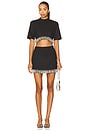 view 4 of 5 Jalen Cropped Top in Black