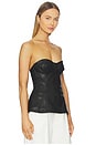 view 2 of 4 Tyla Bustier Top in Black