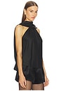 view 2 of 4 Scarlett Cape Top in Black