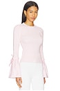 view 2 of 4 Agata Long Sleeve Top in Blush