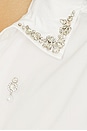 view 5 of 5 Renata Embellished Button Down Shirt in White