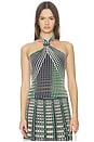 view 1 of 5 Lyrix Halter Top in Midnight Multi