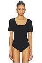 view 2 of 5 Adalynn U-neck Bodysuit in Black