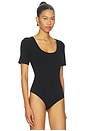 view 3 of 5 Adalynn U-neck Bodysuit in Black
