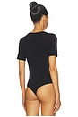 view 4 of 5 Adalynn U-neck Bodysuit in Black