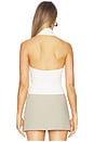 view 3 of 4 Chloe Knit Halter Tank in Ivory