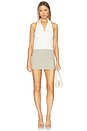 view 4 of 4 Chloe Knit Halter Tank in Ivory