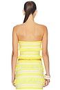 view 3 of 4 TOP TUBE EN MAILLE CAIRO in Solar Stripe