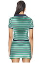 view 3 of 5 POLO EN MAILLE MARNIE in Kelly Green Stripe