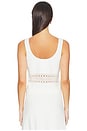 view 3 of 4 Fitzgerald Open Stitch Knit Tank in Ivory