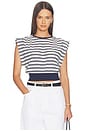 view 1 of 5 Joie Cotton Jersey Top in Midnight Stripe