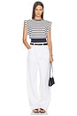 view 4 of 5 Joie Cotton Jersey Top in Midnight Stripe