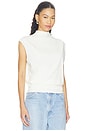 view 2 of 4 Juli Draped Cape Top in Ivory