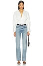 view 5 of 5 Cleriys Dolman Sleeve Bodysuit in White