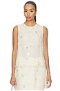 view 1 of 5 TOP SANS MANCHES CELIA  in Yolk