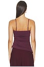 view 4 of 5 Emerson Ruched Bustier Top in Fig