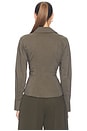 view 3 of 4 Loriel Belted Shirt in Dark Olive