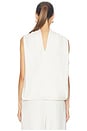 view 4 of 4 Scarlett Cape Top in Ivory