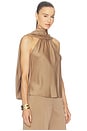 view 1 of 4 Scarlett Cape Top in Ochre