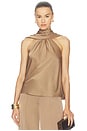 view 2 of 4 Scarlett Cape Top in Ochre