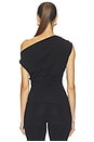 view 5 of 5 TOP DRAPEADO ZERRA  in Black