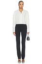 view 5 of 4 Renata Cropped Button Down Shirt in White