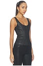 view 2 of 4 Lachlan Bustier in Coated Black