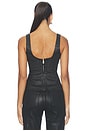 view 4 of 4 Lachlan Bustier in Coated Black