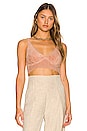 view 1 of 4 Caroline Rib Bralette in Chai