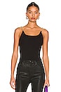 view 1 of 4 Genevieve Chain Tank in Black