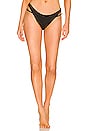 view 1 of 4 Xela Peekaboo Bikini Bottom in Black