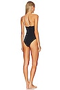 view 3 of 4 Saint Diamante One Shoulder One Piece in Black