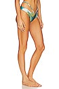view 2 of 4 Emmalyn Marble Printed Swimwear Strappy Bikini Bottom in Laguna Marble