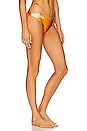 view 2 of 4 Emmalyn Marble Printed Swimwear Strappy Bikini Bottom in Zinnia Marble