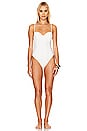 view 1 of 3 Chantae Bustier One Piece Swimsuit in White