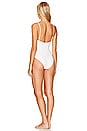 view 3 of 3 Chantae Bustier One Piece Swimsuit in White