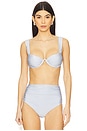 view 1 of 4 Anniston Bikini Top in Periwinkle Sky