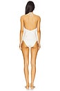 view 3 of 4 Nicolette Broderie Anglais One Piece in White